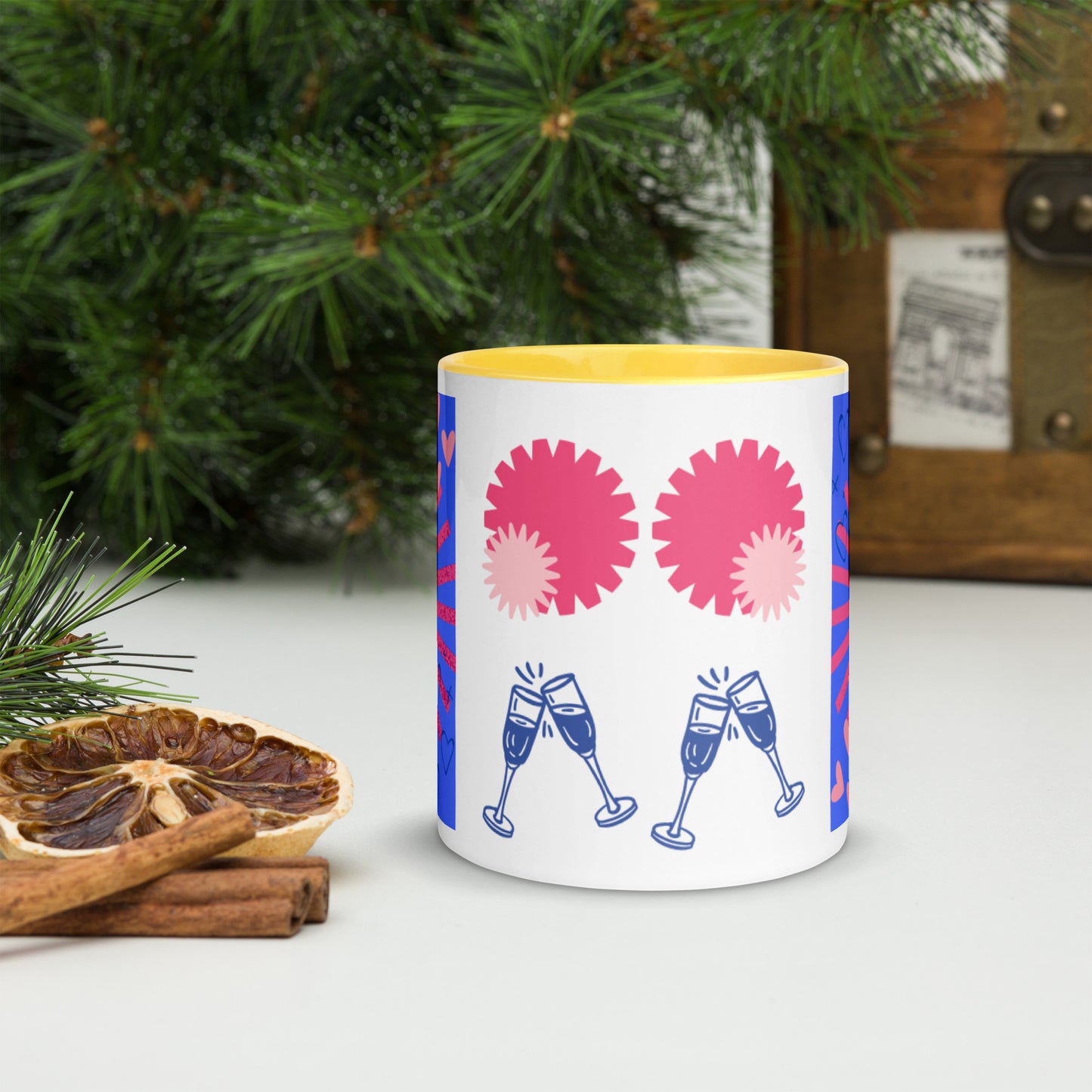 Mug *O* à Intérieur Coloré