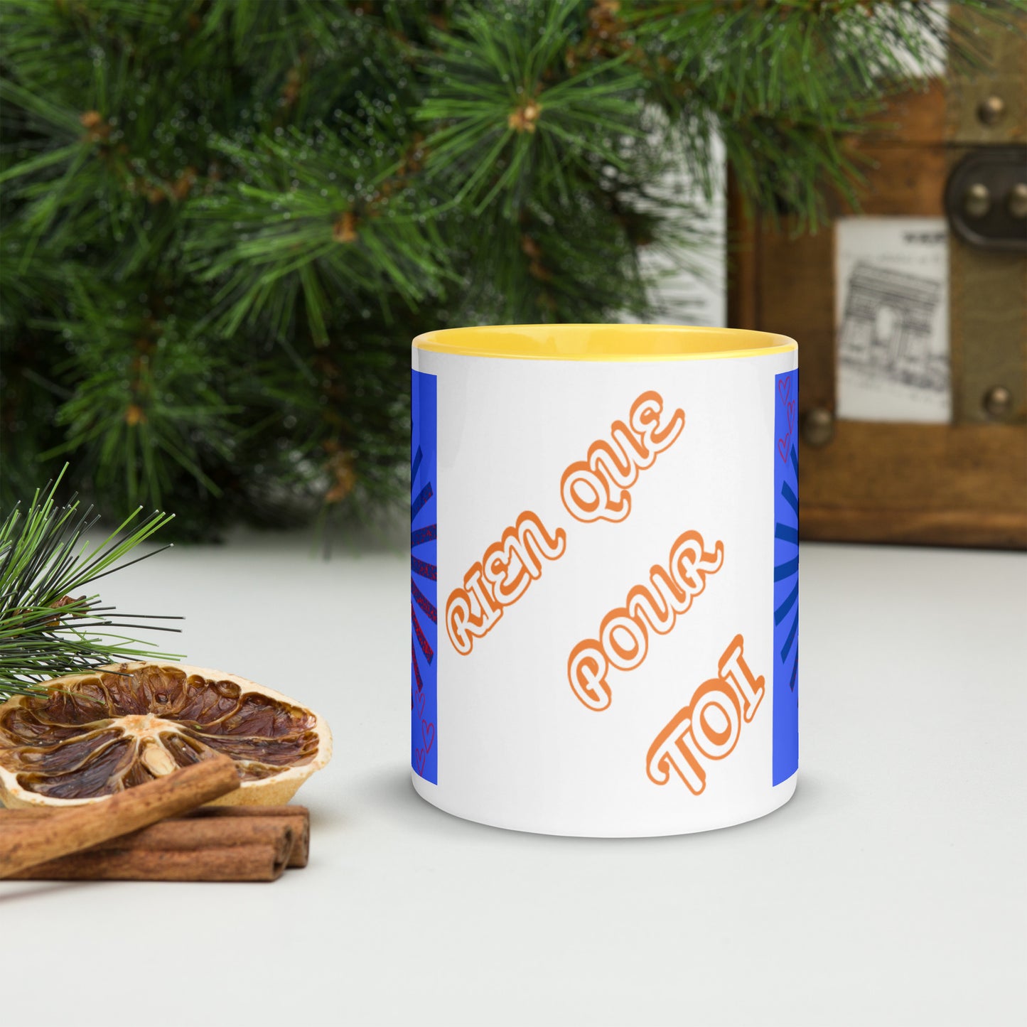 Mug *E à Intérieur Coloré