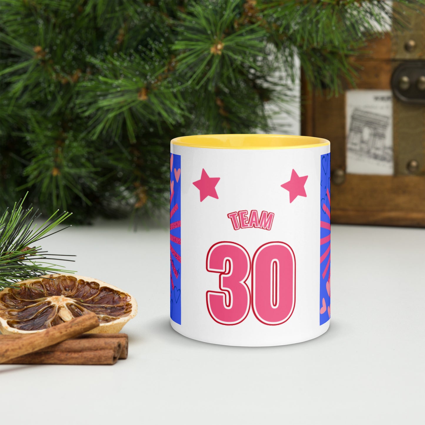 Mug *A* à Intérieur Coloré