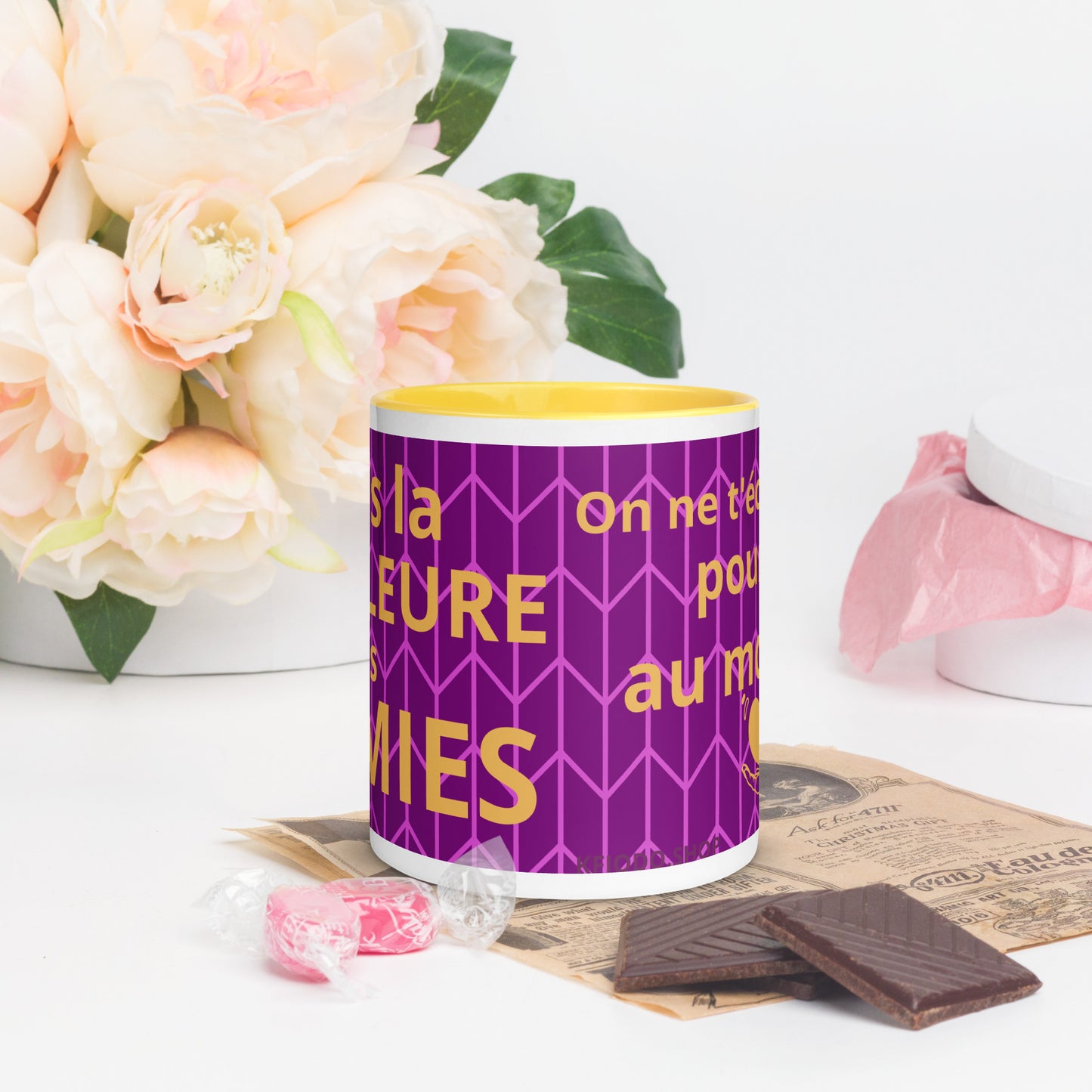 Mug à Intérieur Coloré *MAMIE #1