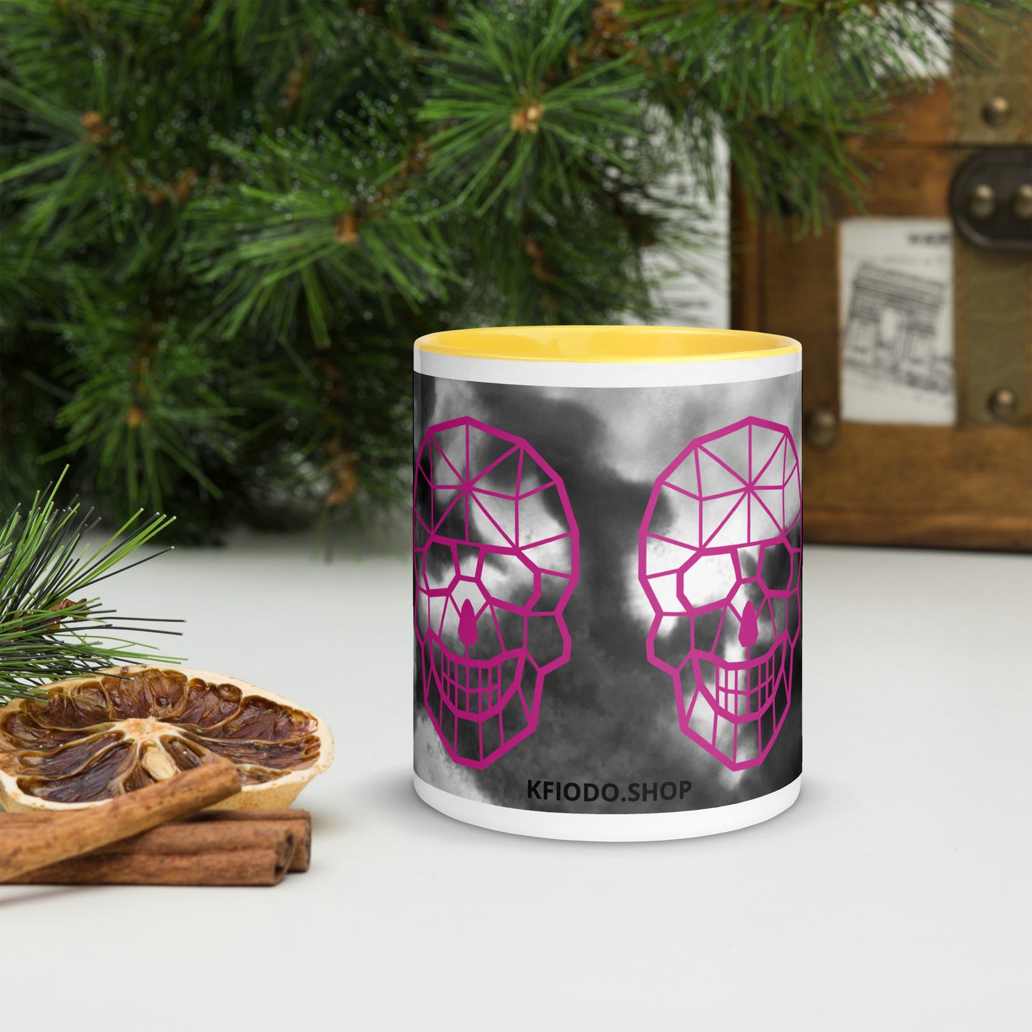 Mug à Intérieur Coloré SKULL #5