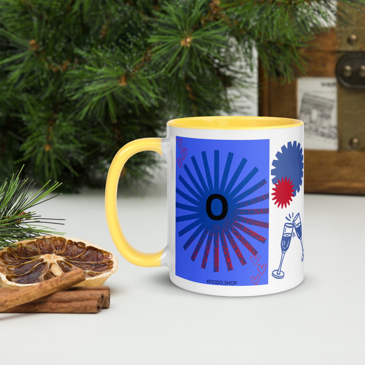 Mug *O à Intérieur Coloré