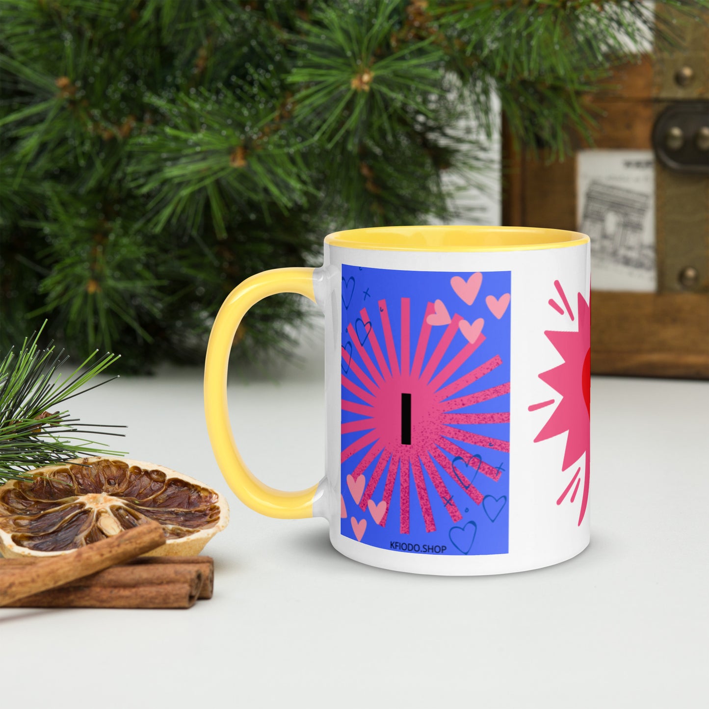 *I* Mug with Colored Interior