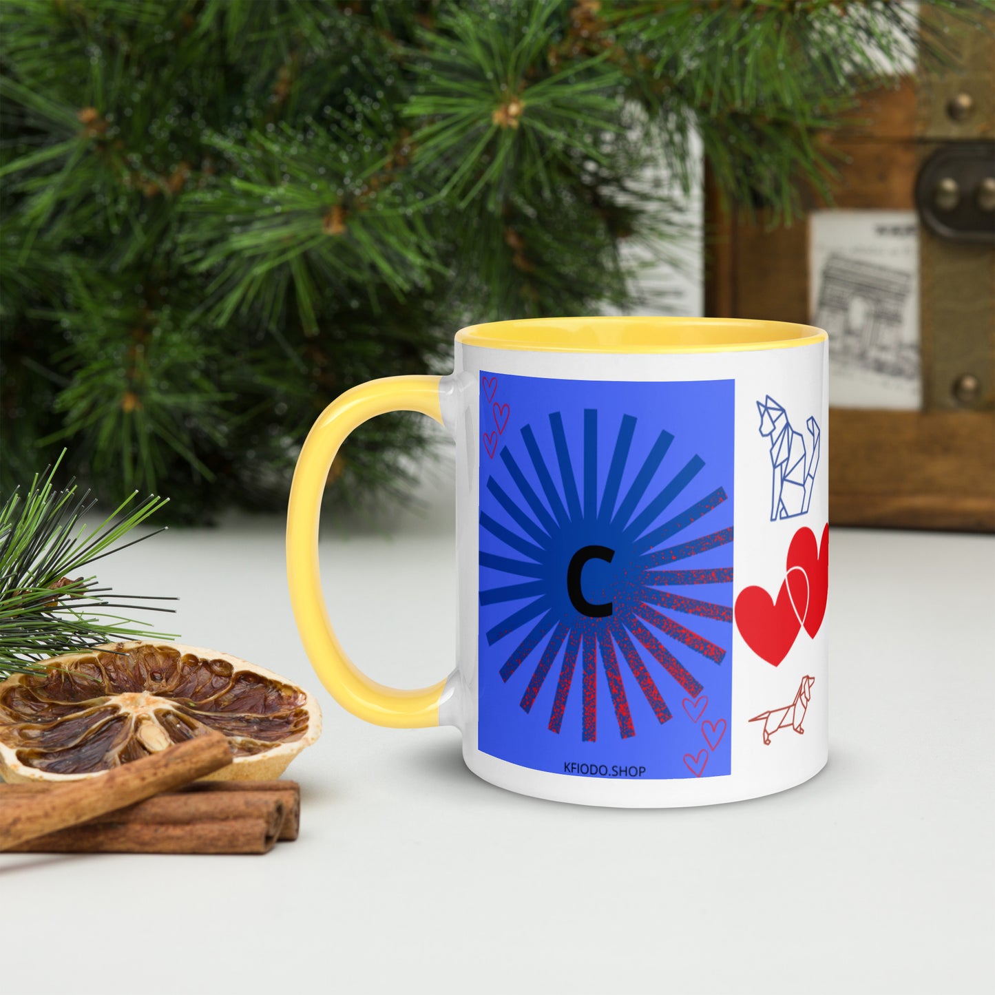 Mug *C  à Intérieur Coloré