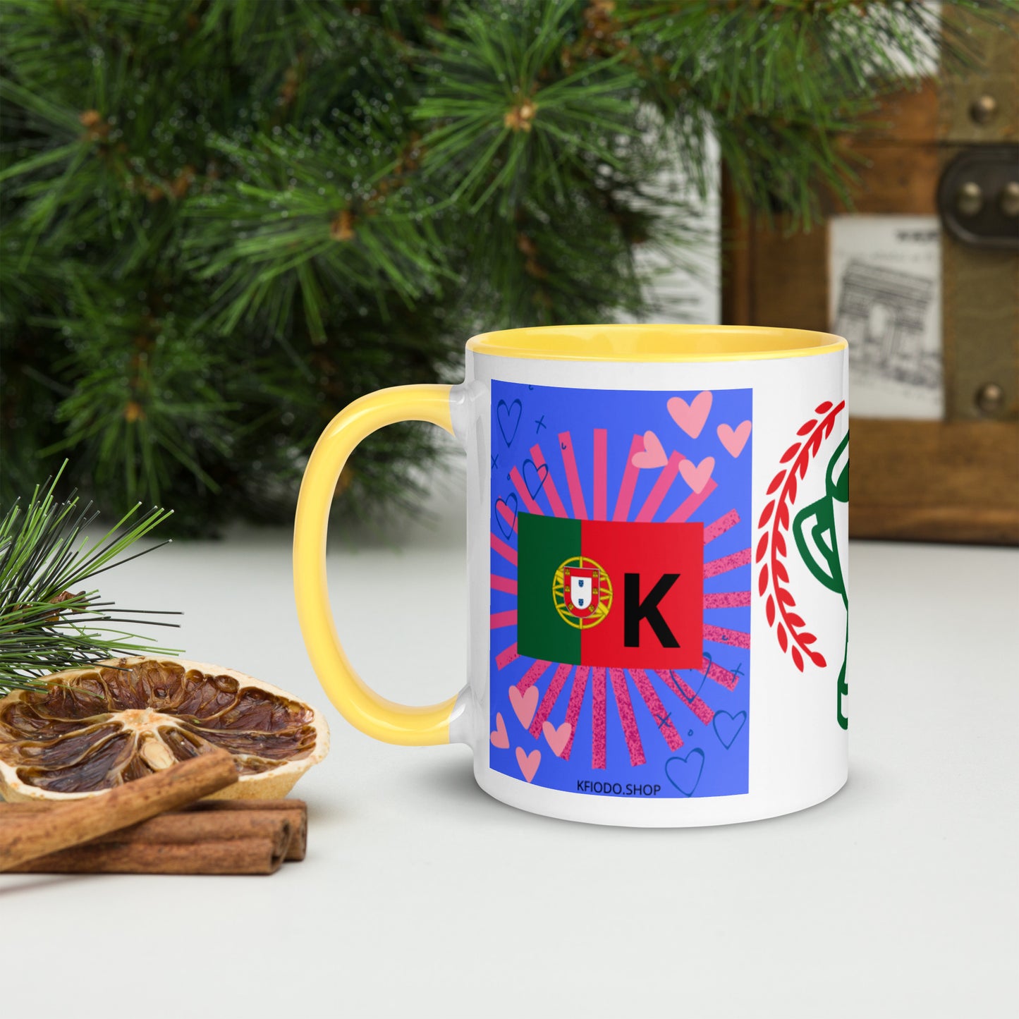 Mug *PORTUGAL* à Intérieur Coloré