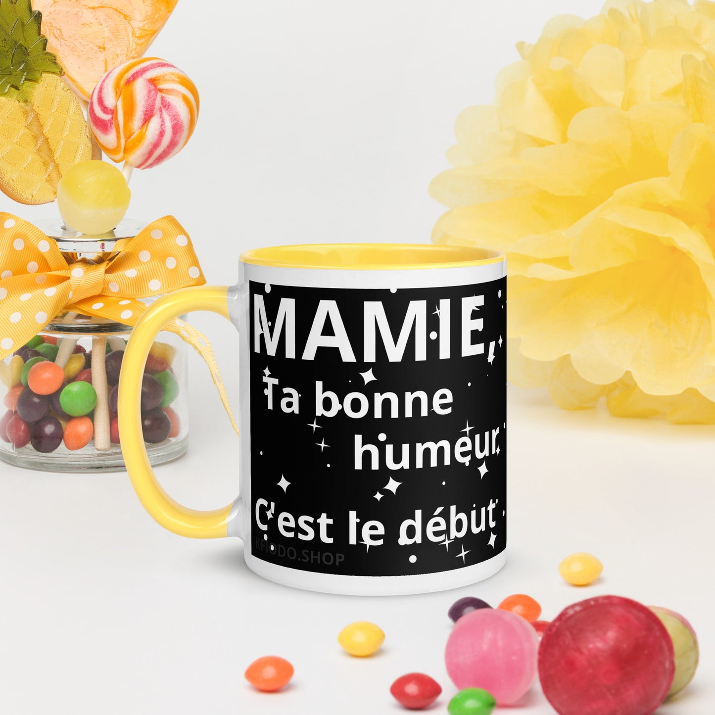 Mug à Intérieur Coloré *MAMIE #4