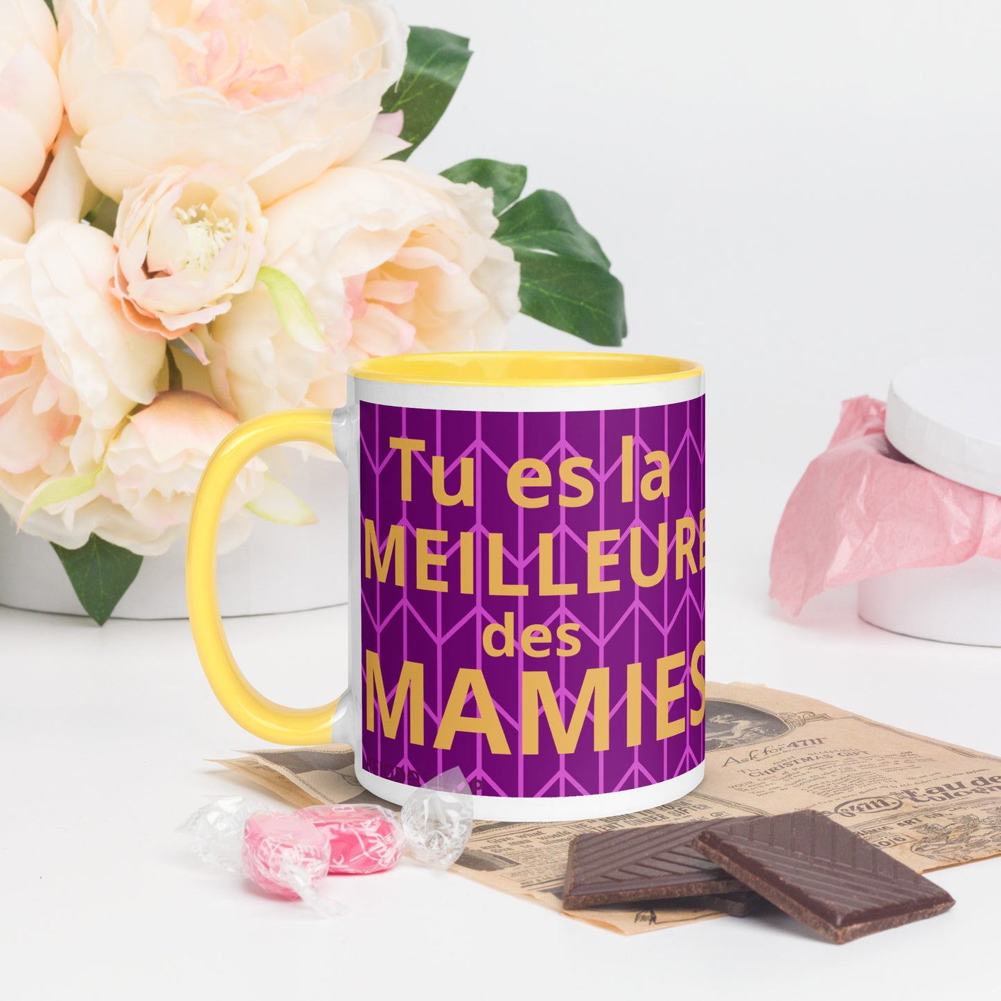 Mug à Intérieur Coloré *MAMIE #1