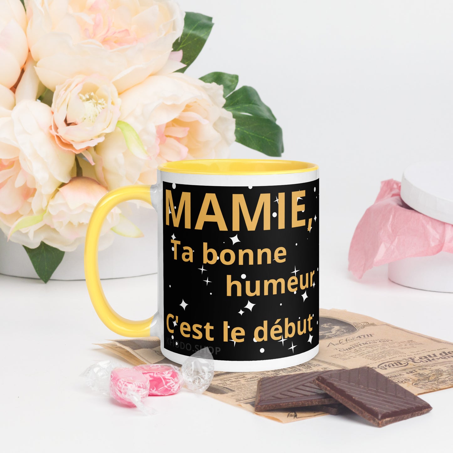 Mug à Intérieur Coloré *MAMIE #3