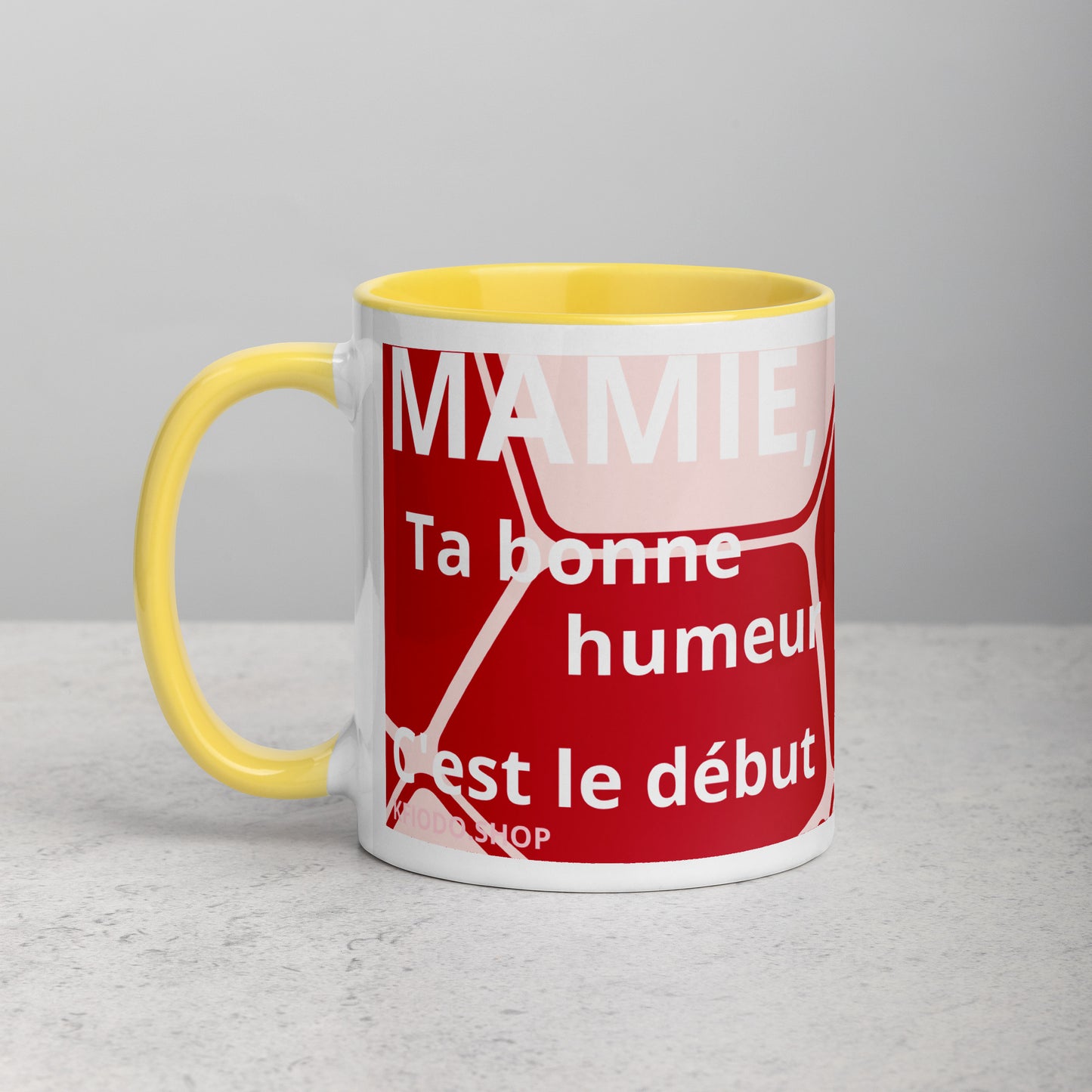Mug à Intérieur Coloré *MAMIE #6
