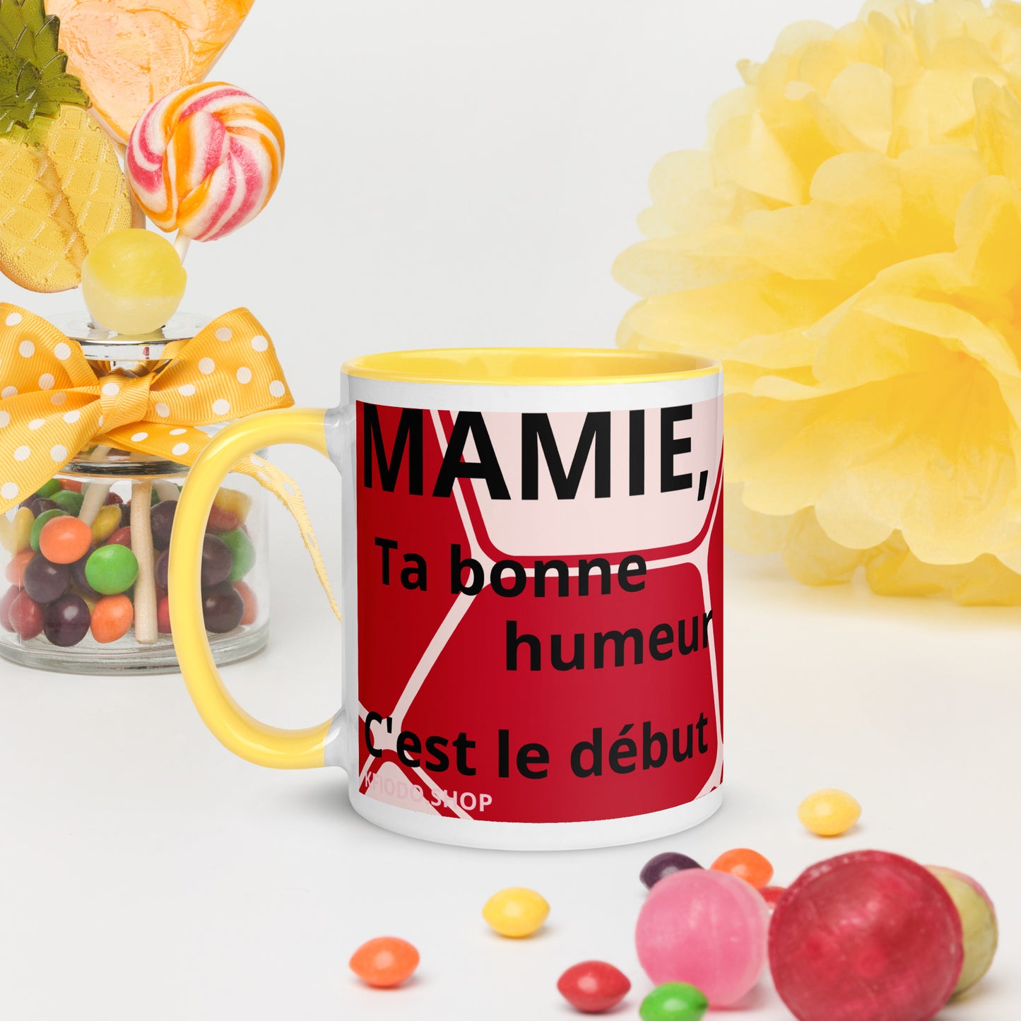 Mug à Intérieur Coloré *MAMIE #5