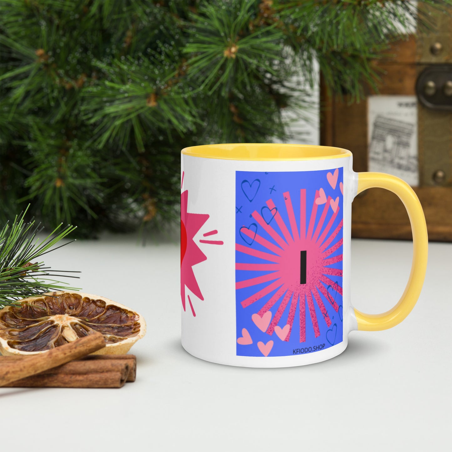 *I* Mug with Colored Interior