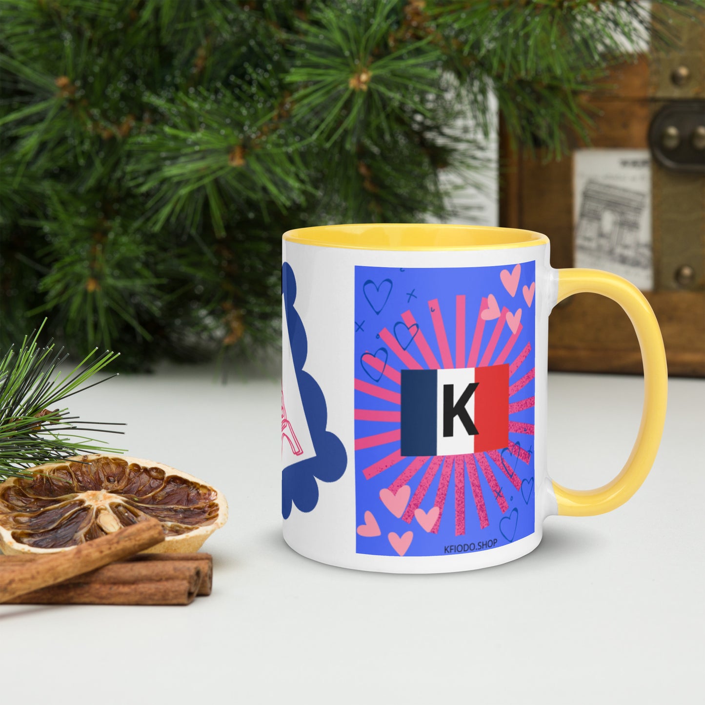 Mug *FRANCE* with Colored Interior
