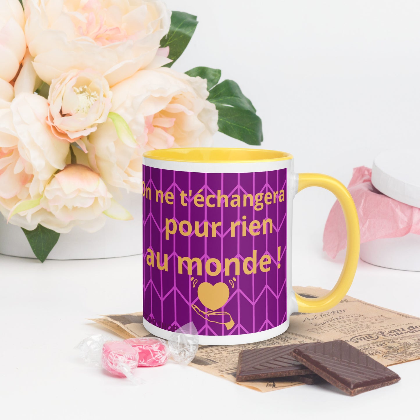 Mug à Intérieur Coloré *MAMIE #1