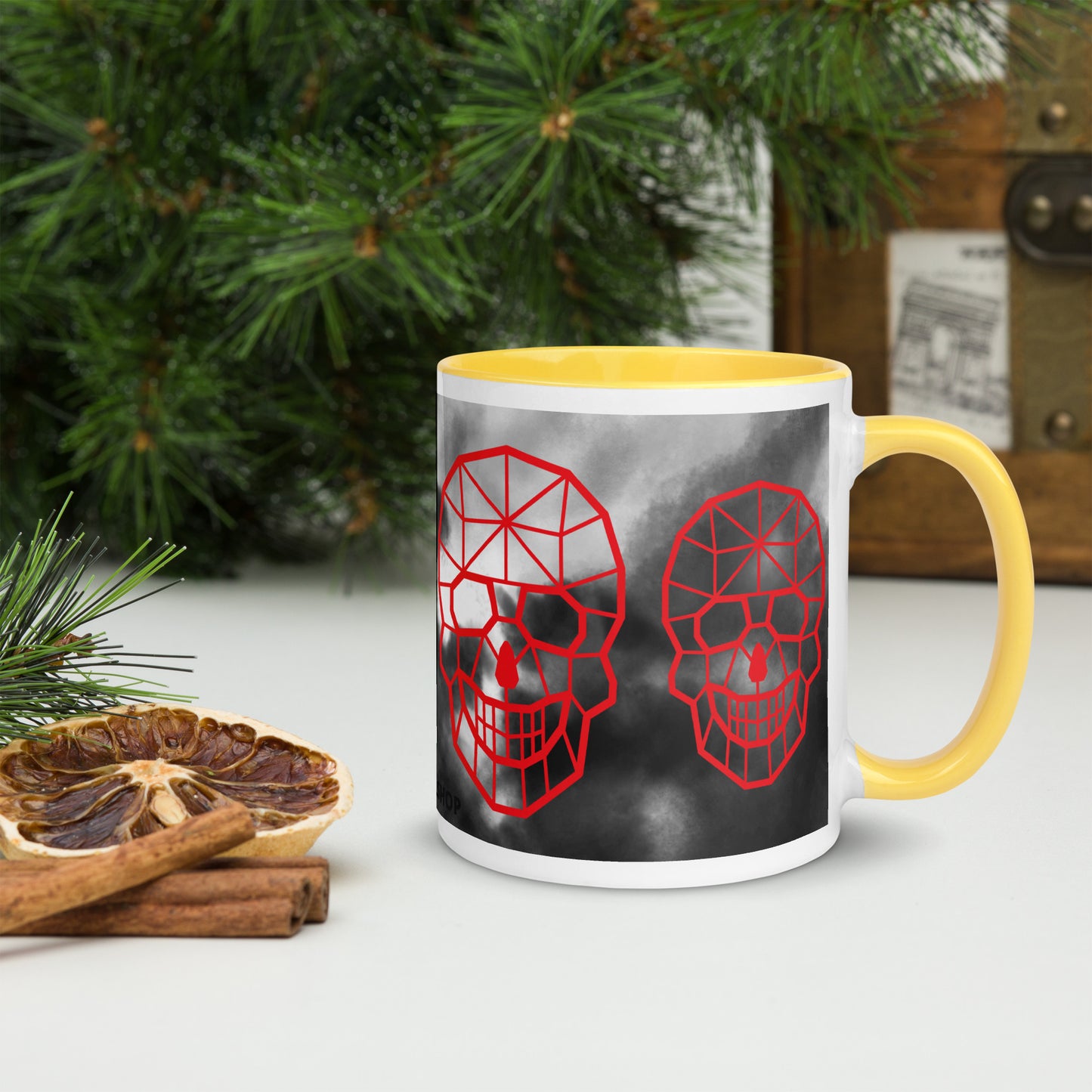 Mug à Intérieur Coloré SKULL #1