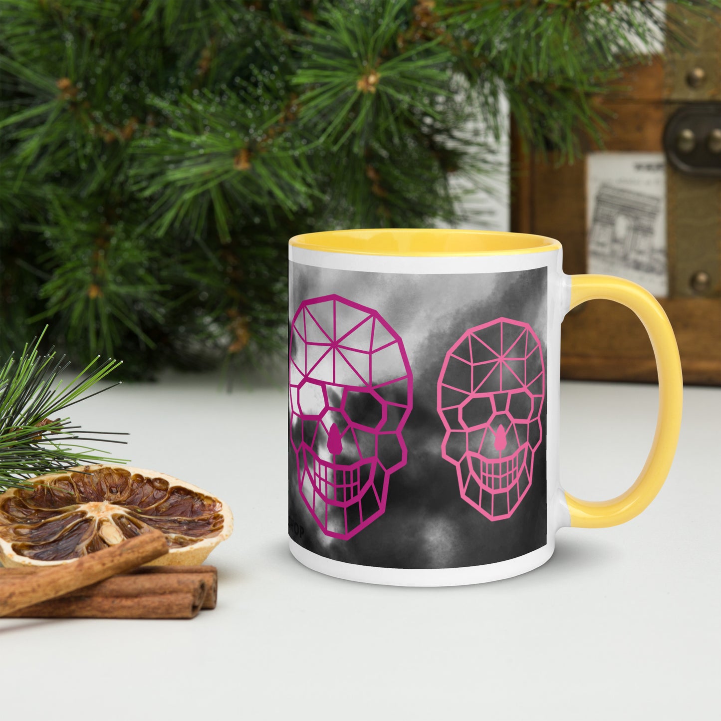 Mug à Intérieur Coloré SKULL #5