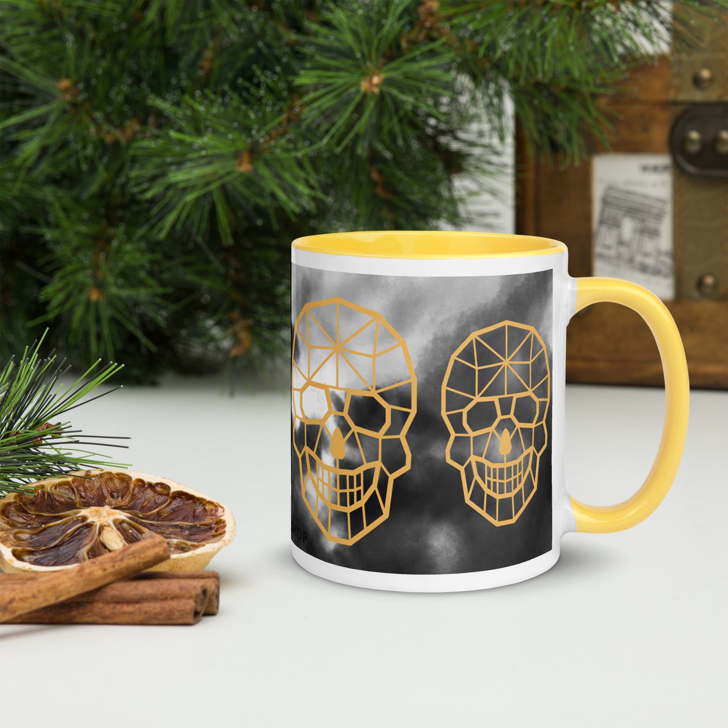 Mug à Intérieur Coloré SKULL #7