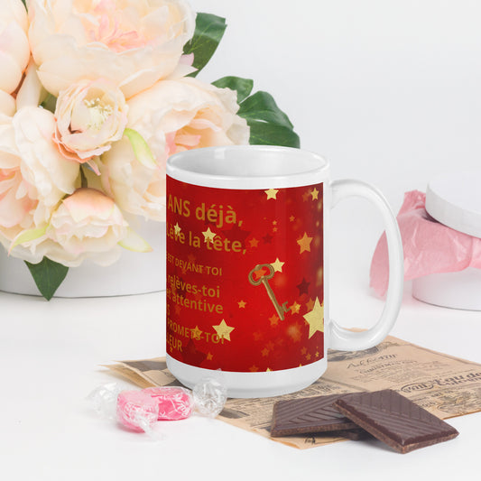 Mug Blanc Brillant *MOTIVATION pour ELLE #2